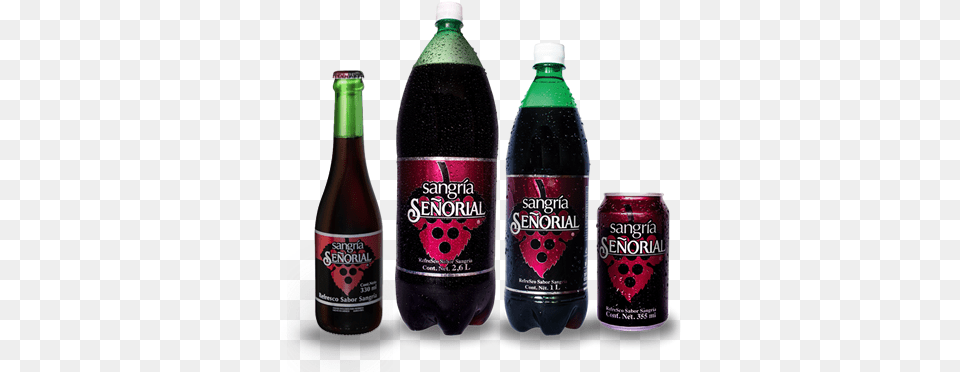 Download Senorial Carbonated Beverage Sangria Senorial, Can, Tin, Soda, Bottle Free Png