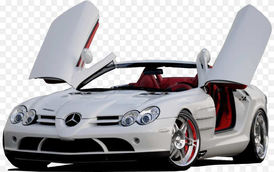 Download Share This Mercedes Slr Mclaren Full Mercedes Mclaren Slr Brabus, Alloy Wheel, Vehicle, Transportation, Tire Png Image