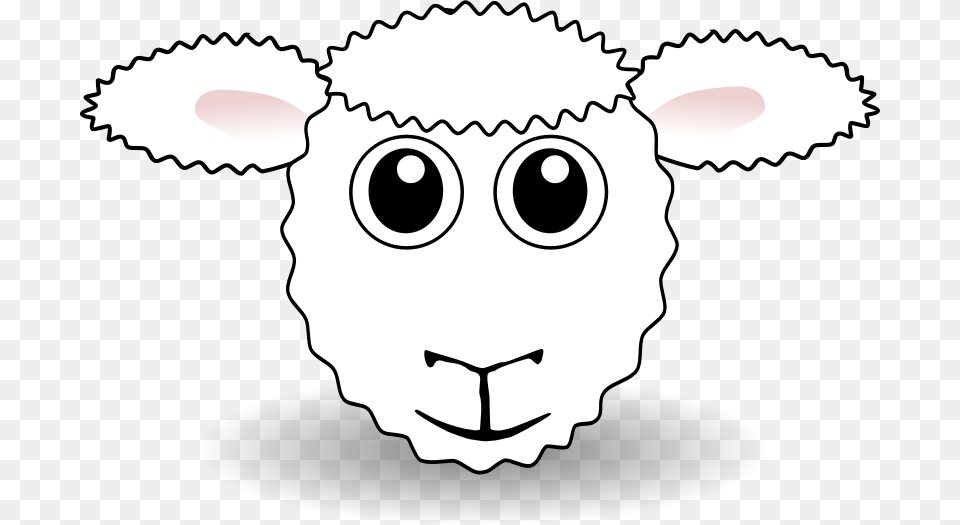 Download Sheep Clip Art Free Clipart Of Cute Sheep Fluffy Hand, Livestock, Baby, Person, Animal Png