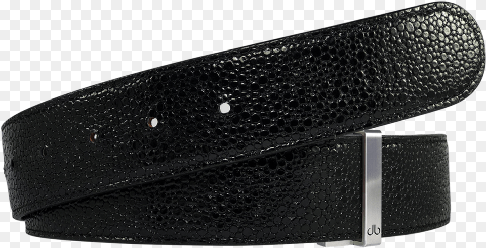 Shiny Black Stingray Textured Leather Belt Buckle Belt, Accessories, Strap Free Png Download