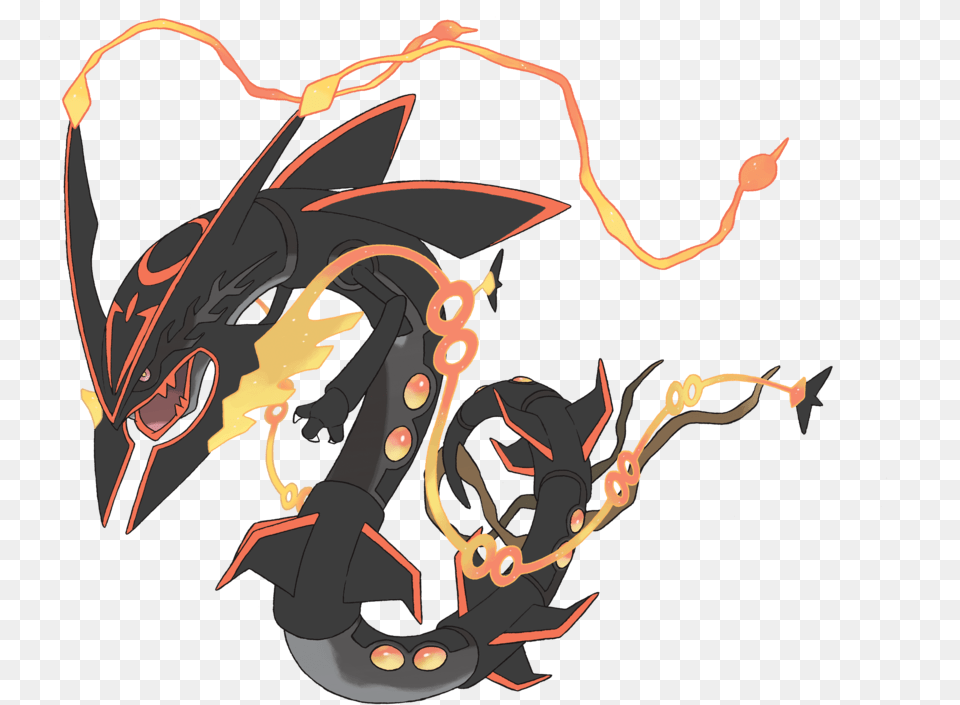 Download Shiny Decidueye With No Background Pokemon Mega Rayquaza Shiny, Dragon, Person Free Transparent Png