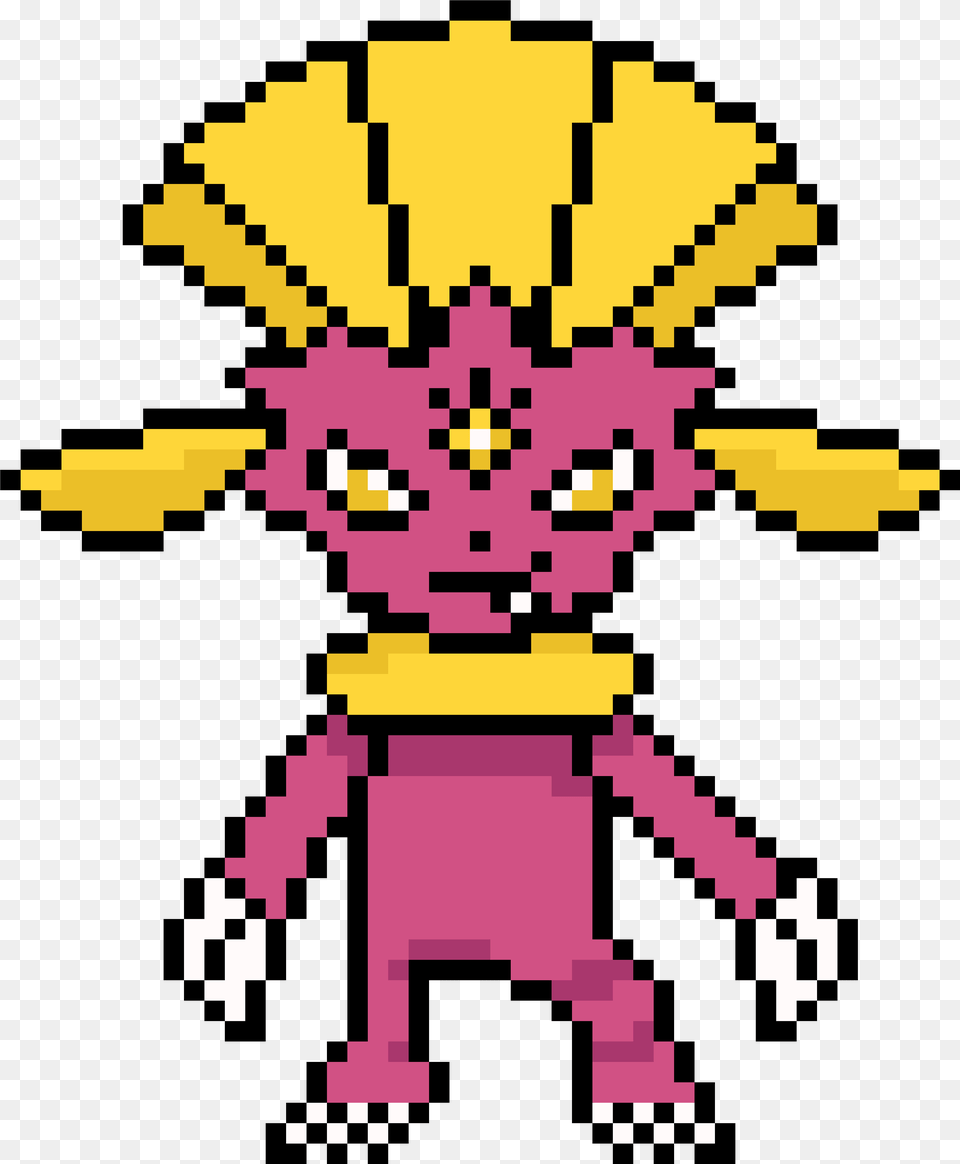 Download Shiny Weavile Image With Pixel Art, Purple, Qr Code Free Png