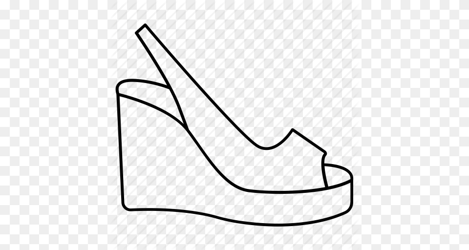 Download Shoe Clipart High Heeled Shoe Footwear Hand Clipart, Clothing, High Heel, Sandal Free Png