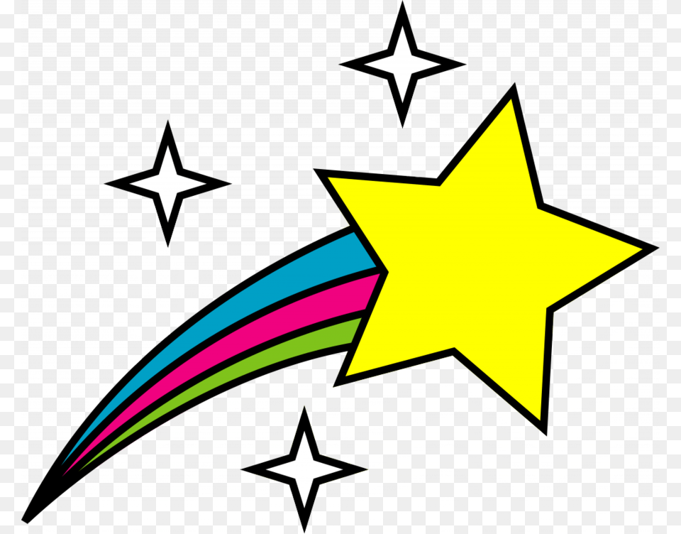 Download Shooting Star Drawing Clipart Drawing Clip Art Pencil, Star Symbol, Symbol, Person Png
