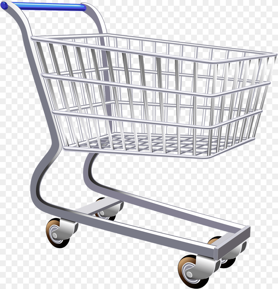 Download Shopping Cart For Transparent Background Trolley, Crib, Furniture, Infant Bed, Shopping Cart Free Png