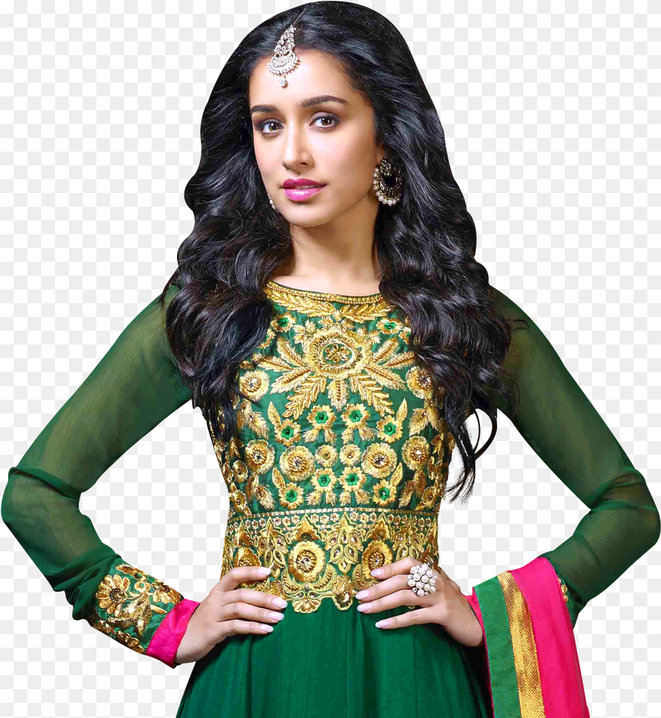 Shraddha Kapoor Image All Heroine Photo Hd Full, Blouse, Clothing, Black Hair, Hair Free Png Download