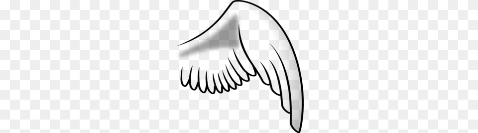 Download Side Wings Clipart Drawing Clip Art, Gray Free Png