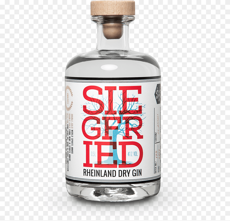 Siegfried Rheinland Dry Gin, Alcohol, Beverage, Liquor, Bottle Free Png Download