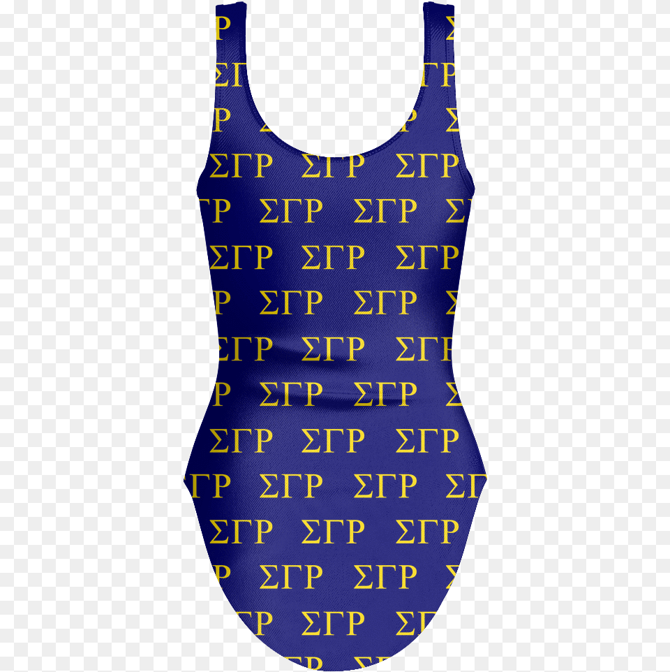 Sigma Gamma Rho Greek Logo Swimsuit Full Size Lemon Tree, Clothing, Tank Top, Text Free Png Download