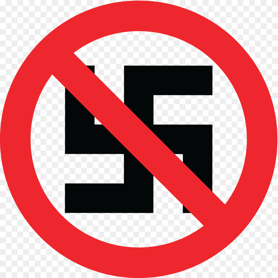 Download Sign Prohibition Of Fascism In Format Gloucester Road Tube Station, Symbol, Road Sign, Stopsign, Disk Free Png