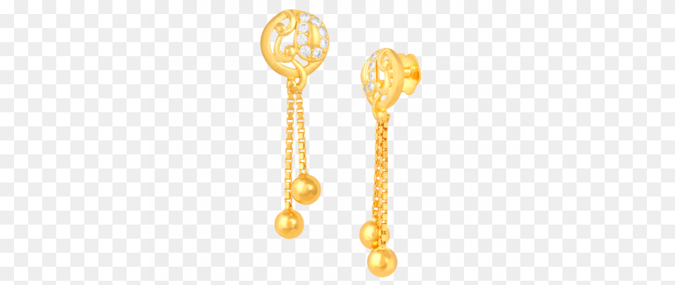 Download Signet Gold Earring Latest Long Gold Earrings Long Gold Earrings Designs, Accessories, Cutlery, Jewelry, Spoon Free Png