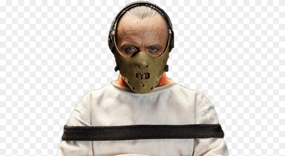 Silence Of The Lambs Hannibal Lecter White Prison Uniform, Baby, Face, Head, Person Free Png Download