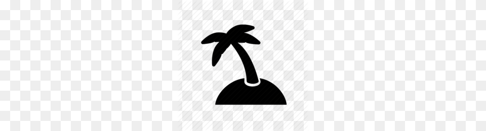 Download Silhouette Clipart Palm Trees Logo Coconut Font Free Transparent Png