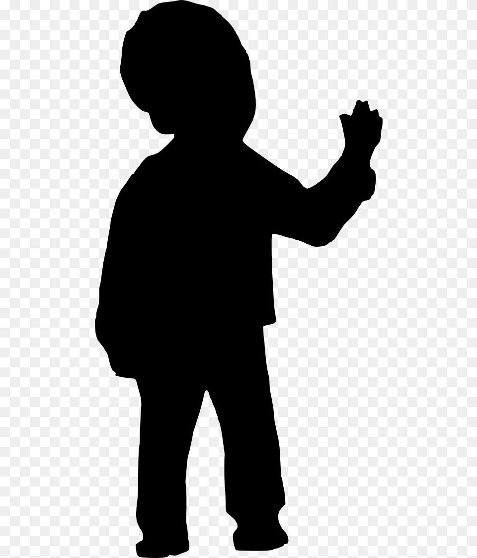 Download Silhouette Of Fat Woman, Boy, Child, Male, Person Png