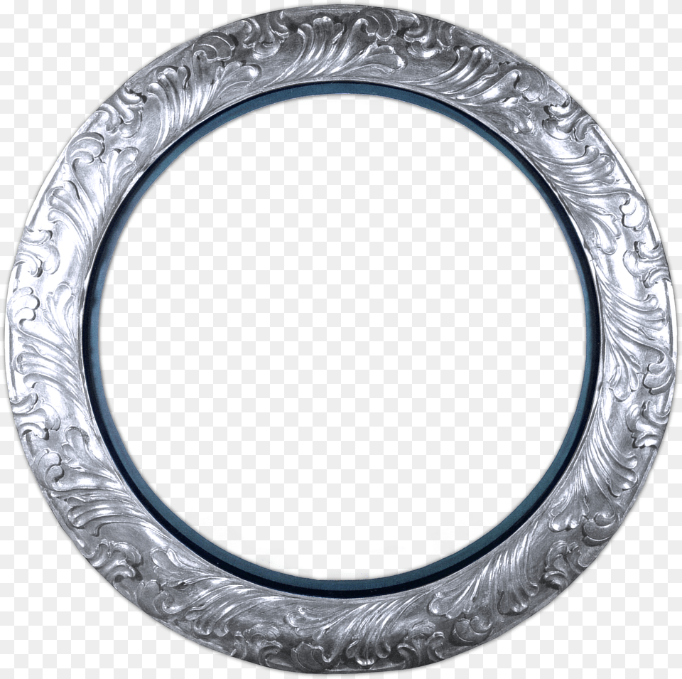 Download Silver Circle Matted Background Round Frame, Photography, Plate, Oval Png Image