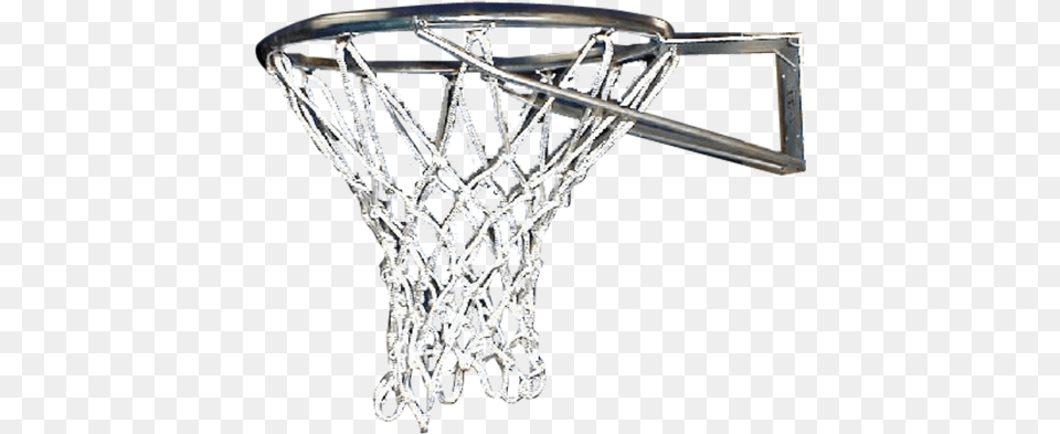 Download Silver Fern Heavy Duty Net Netball In White Background, Hoop, Chandelier, Lamp Free Transparent Png