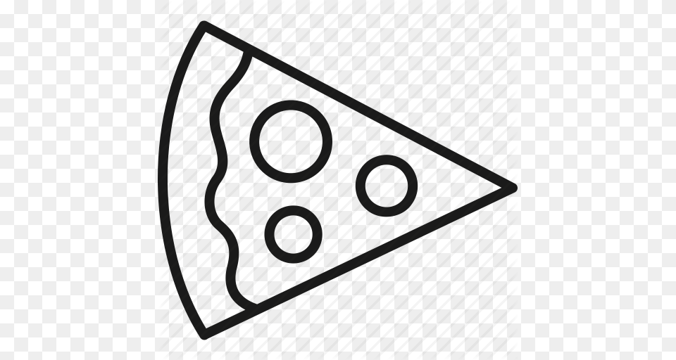 Download Simple Pizza Outline Clipart Pizza Clip Art Pizza Food, Triangle, Gate Png