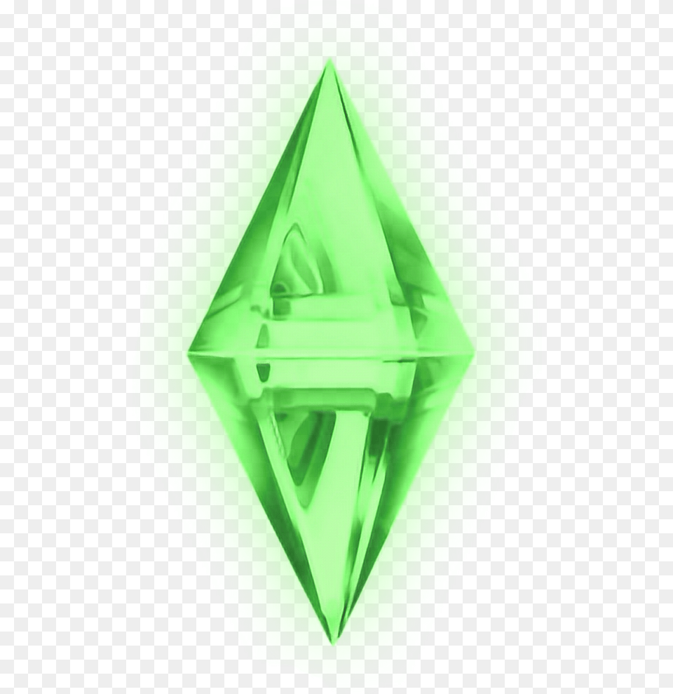 Download Sims Aureola Sticker By Sims Plumbob Yellow, Accessories, Gemstone, Jewelry, Emerald Png Image