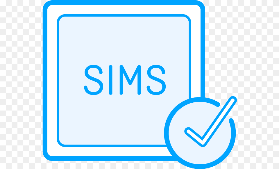 Sims Tick Icon Check Mark Full Size Image Language, Text Free Png Download