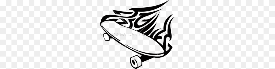 Download Skateboard Tribal Clipart Vinyl Cutter T Shirt Clip Art, Appliance, Ceiling Fan, Device, Electrical Device Png Image