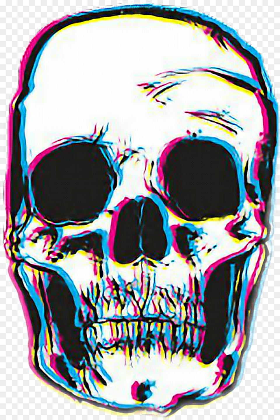 Download Skull Tumblr Image Calavera, Person, Face, Head, Art Free Png