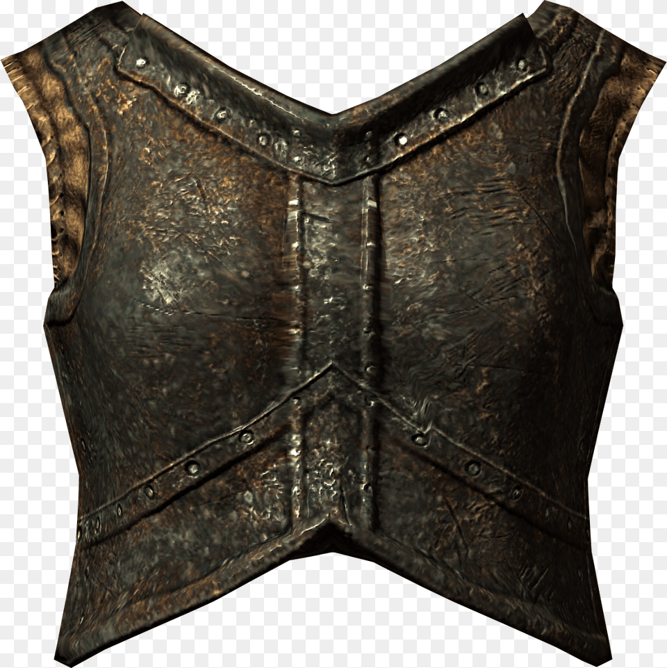 Download Skyrim Iron Armour, Armor, Clothing, Vest, Shield Png
