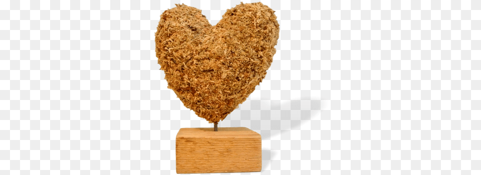 Download Small Heart Topiary Stuffed Heart With Love, Wood Png Image