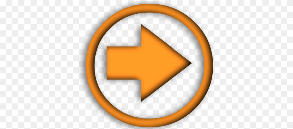 Download Small Orange Arrow Clip Art, Symbol, Star Symbol, Logo, Sign Png Image