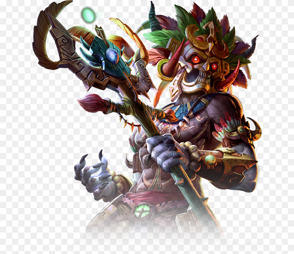 Download Smite Pluspng Ah Puch Smite, Person Png