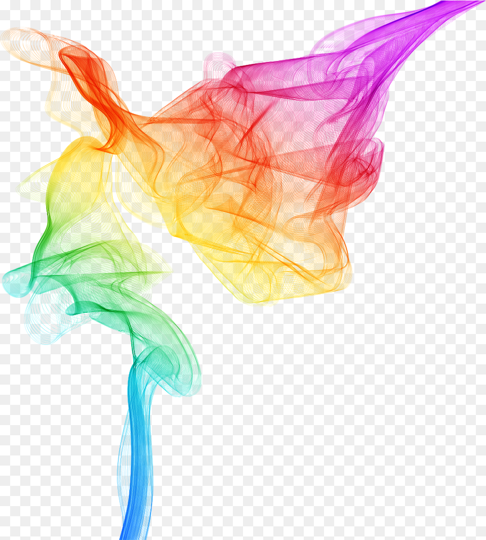 Smoke Color Gradient Vector Transprent Transparent Rainbow Smoke, Pattern, Purple, Art, Accessories Free Png Download
