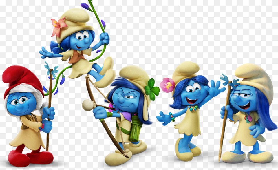 Download Smurfs The Lost Village Clipart Papa Smurf Smurfs The Lost Village, Doll, Toy, Figurine, Baby Png Image
