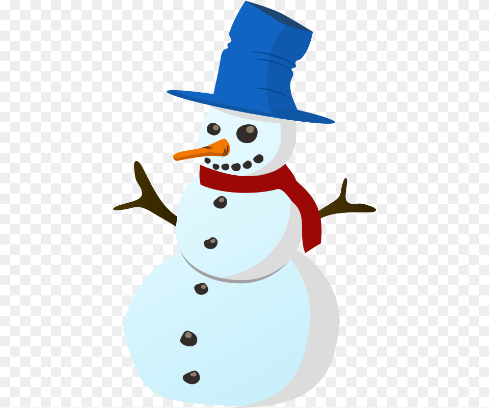 Download Snowman To Use Clipart 10 Lines On Winter Season, Nature, Outdoors, Snow Free Transparent Png