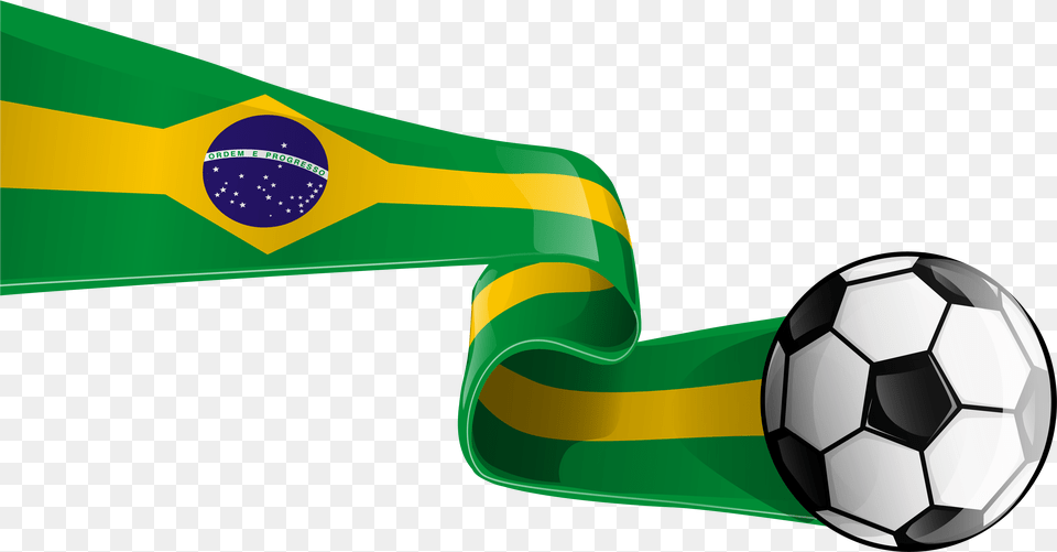 Soccer Ball With Brazilian Flag Brazil Cliparts, Football, Soccer Ball, Sport Free Png Download