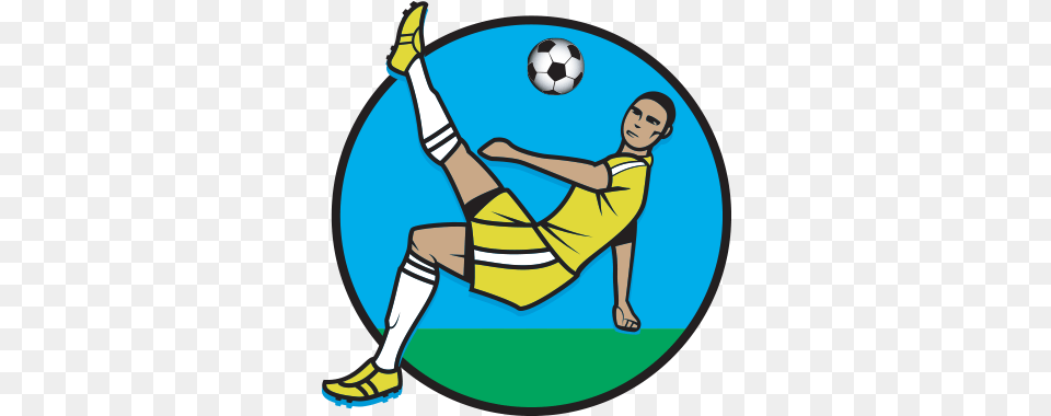 Download Soccer Player Icon Football Vector Logo Clip Art, Kicking, Person, Baby, Sphere Png