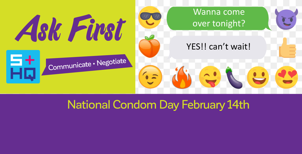 Download Social Media And Website Banners February 2019 National Condom, Text, Face, Head, Person Png
