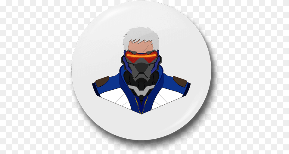 Download Soldier 76 Badge Video Game, Vest, Lifejacket, Clothing, Male Free Png