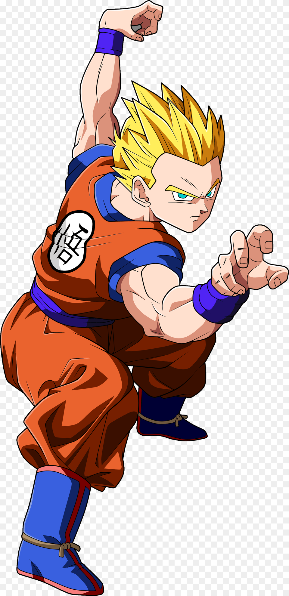 Download Son Goten Dragon Dragon Ball Gt Goten Ssj, Publication, Book, Comics, Person Png Image