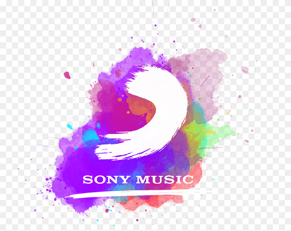 Download Sony Music Entertainment Sony Corporation, Graphics, Advertisement, Art, Purple Free Png