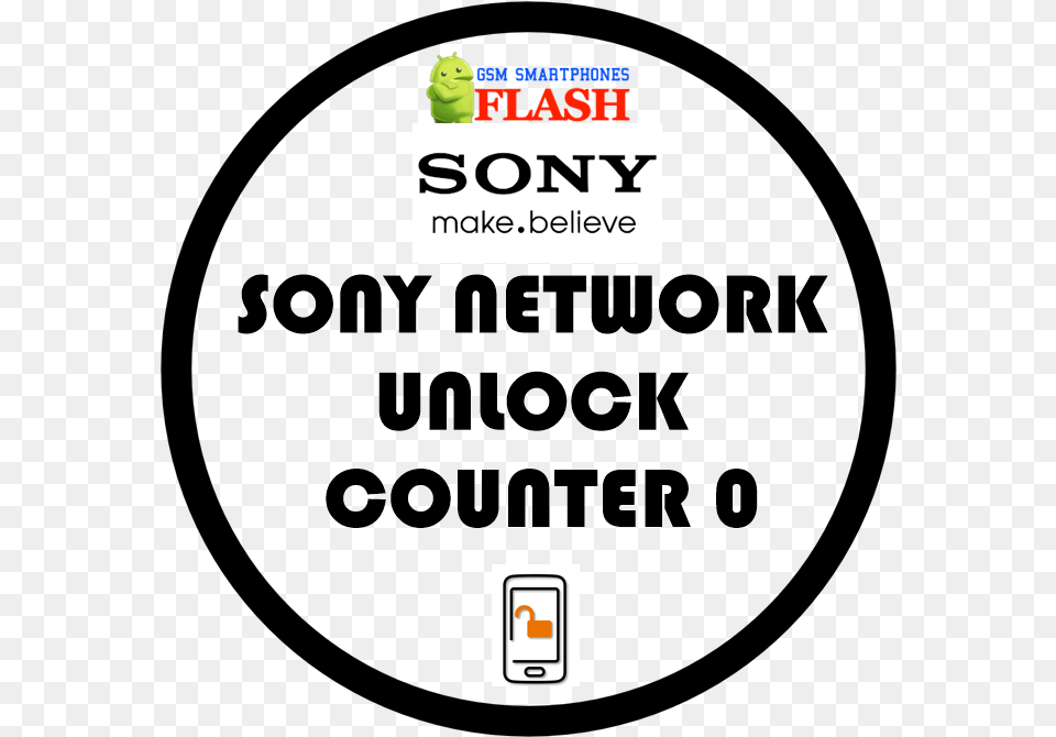 Download Sony Xperia Network Unlock Circle Hd Circle, Sticker, Text, Ball, Sport Png Image