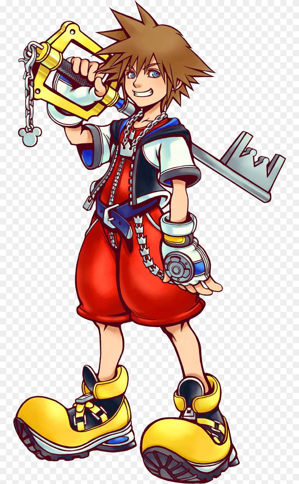 Sora Kingdom Hearts 1, Book, Publication, Comics, Baby Free Png Download