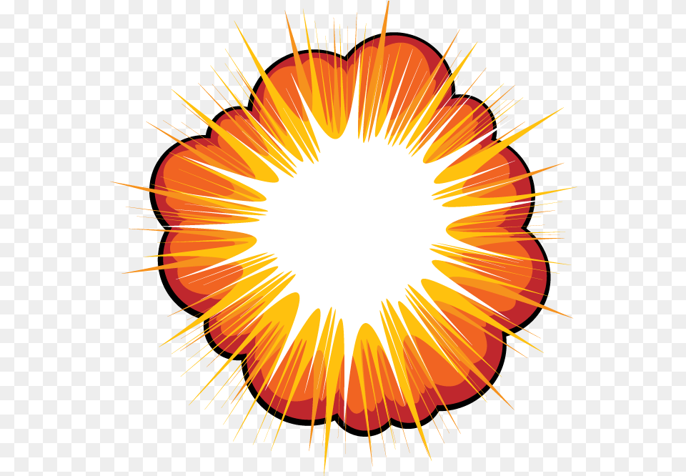 Download Sound Sonic Flower Explosion Symmetry Boom Hq Comic Book Explosion, Flare, Light, Nature, Outdoors Png