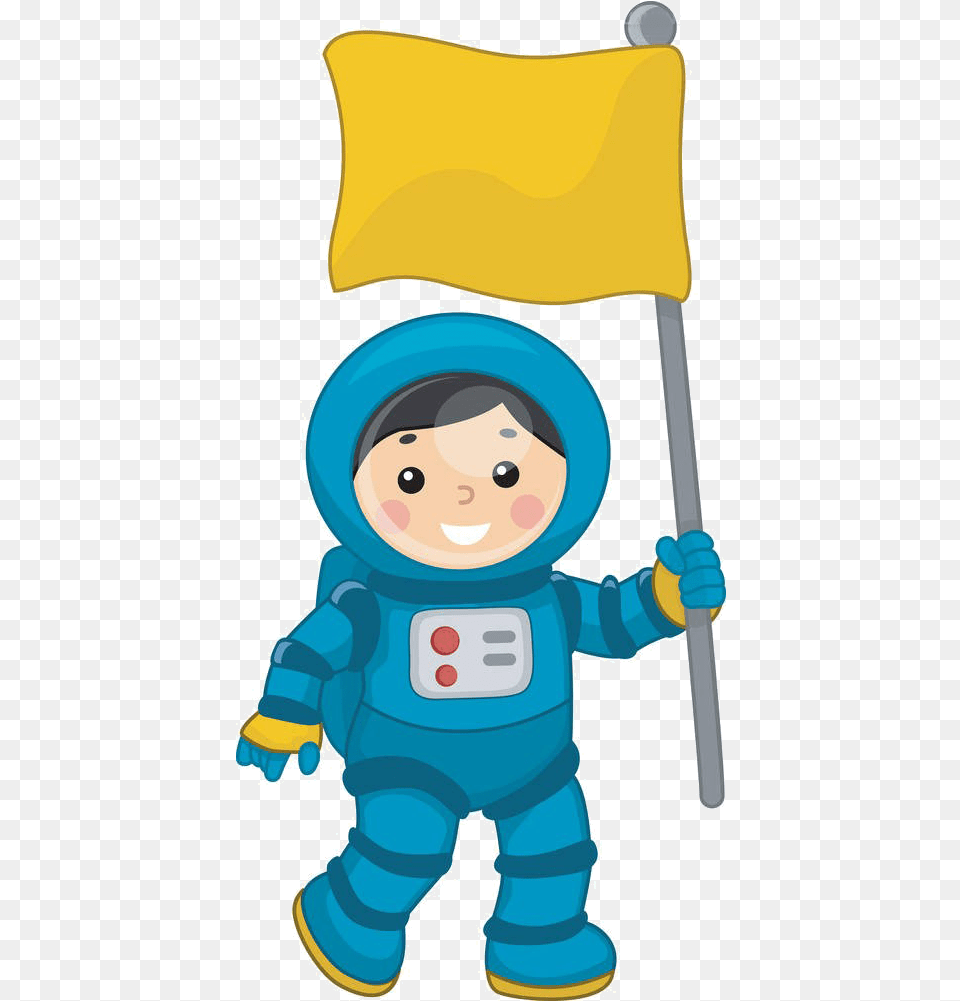 Download Space Suit Clip Art Clipart Flag Astronaut Cartoon, People, Person, Face, Head Png