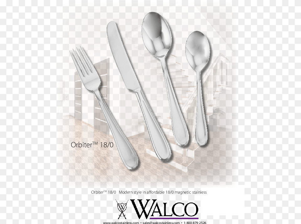 Download Spec Sheet Walco S2505 763quot Stainless Steel Frosted Vogue Dinner, Cutlery, Fork, Spoon Free Transparent Png