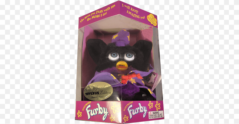 Download Special Edition Reindeer Furby Batgirl, Purple, Teddy Bear, Toy, Food Free Png