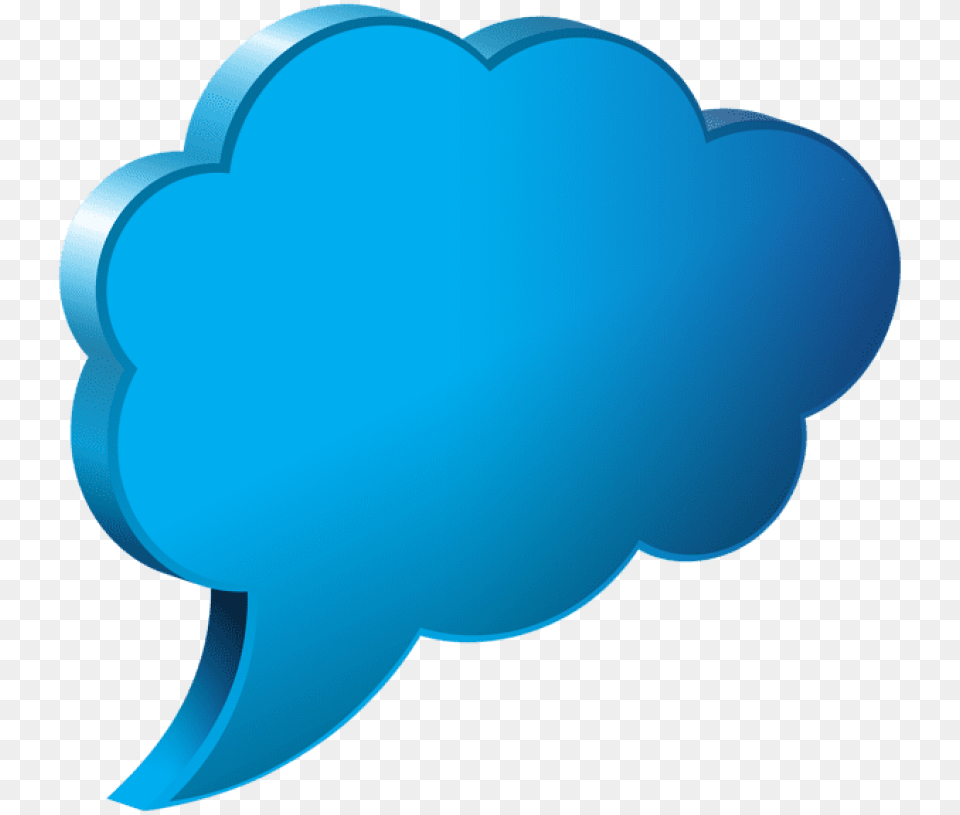 Download Speech Bubble Blue Transparent Background Bubble Speech Clipart Transparent, Balloon, Logo Png