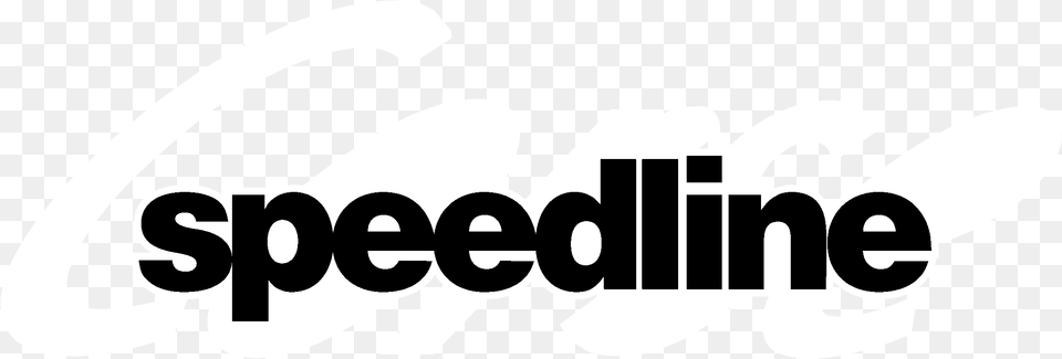 Download Speedline Logo Black And White Speedline, Text, Device, Grass, Lawn Free Transparent Png