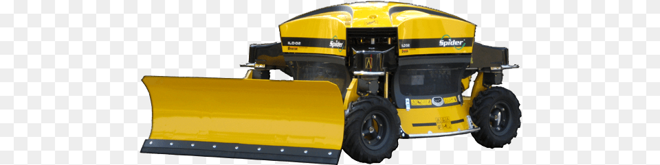 Download Spider Snow Plow Video Remote Control Snow Plow Remote Control Snow Plow, Machine, Bulldozer, Tractor, Transportation Png Image