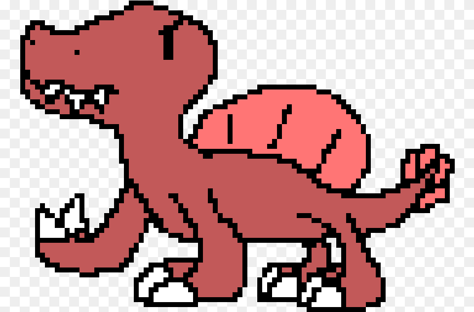 Download Spinosaurus In Pixel Art Hd Uokplrs Animal Figure, Dinosaur, Reptile, Scoreboard Free Png