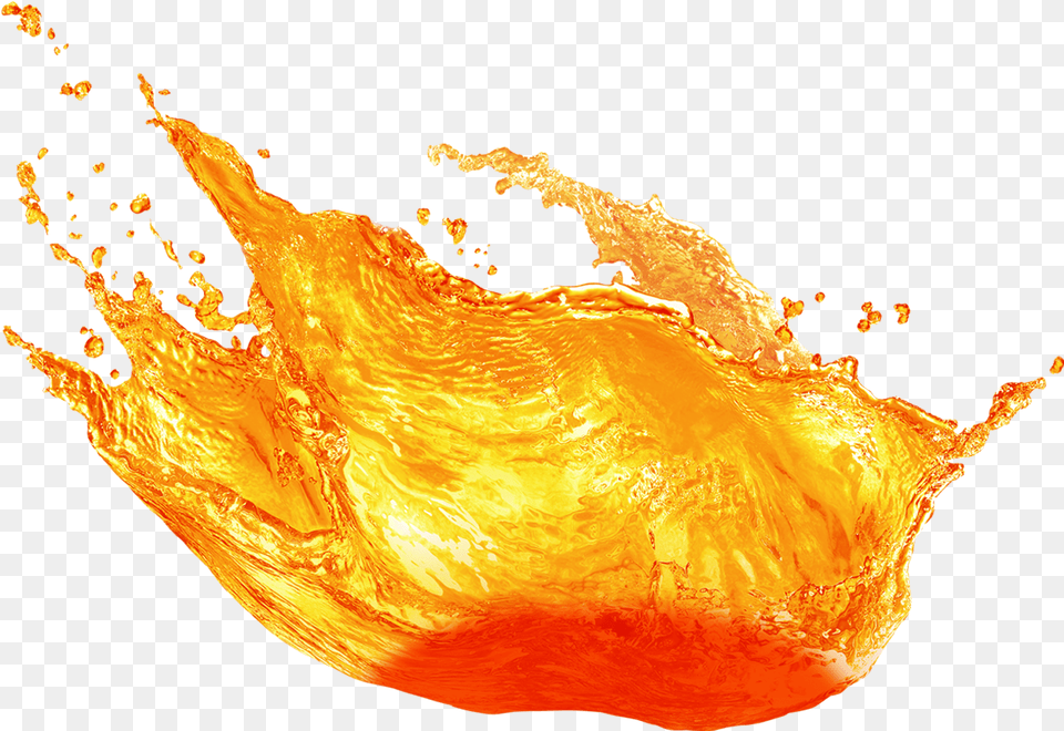 Download Splash Group Chinese Tea Kat Jdb Beer Clipart Orange Water Splash, Beverage, Fire, Flame, Juice Png