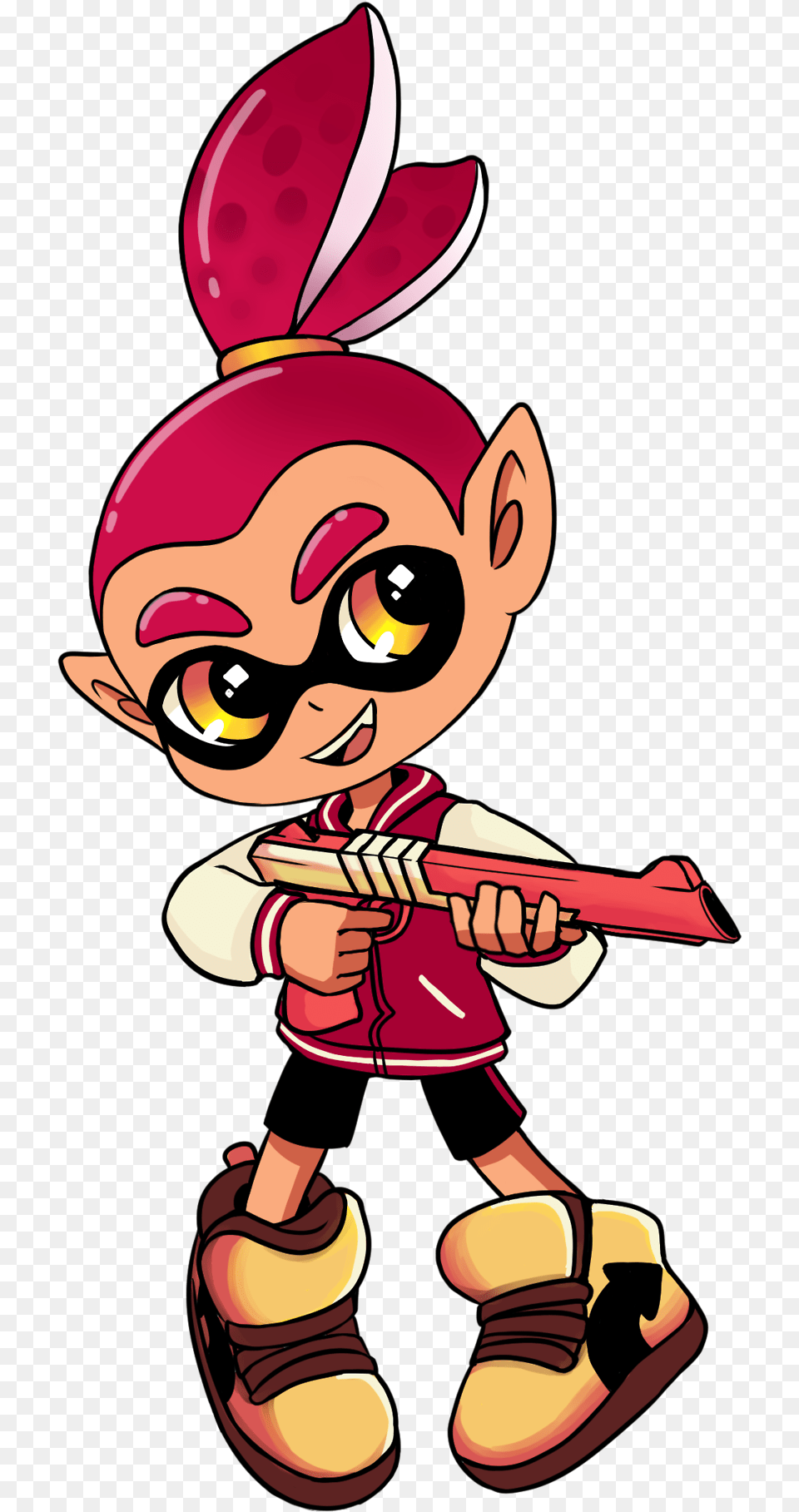 Download Splatoon Inkling 2 Nintendo I Love My Splatoon Inkling Boy Red, Baby, Person, Face, Head Free Png